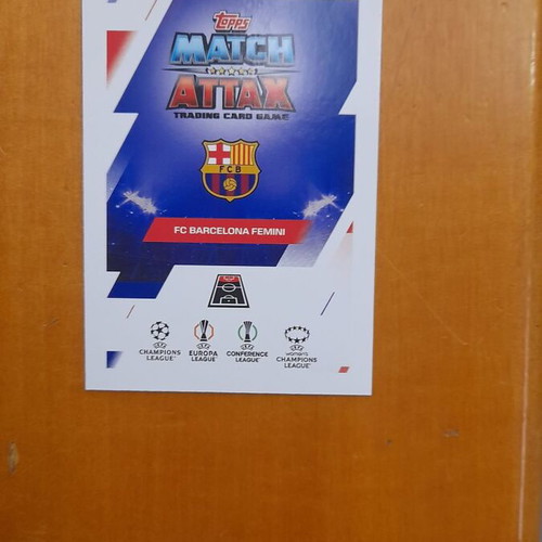 Topps card match Ataxx Salma Parraluelo new