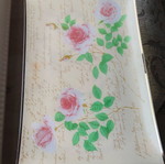 Glass serving platter new, unused