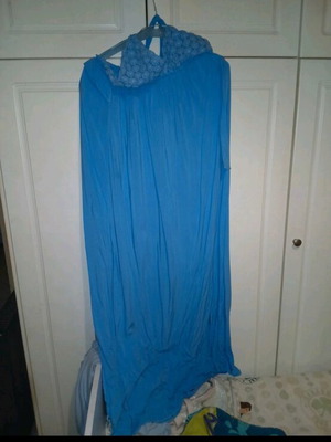 Regalinas Blue Off-Shoulder Dress like new