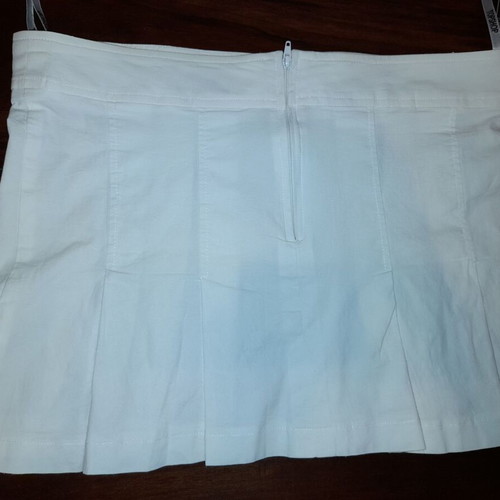 Topshop Mini Skirt Tennis Style white like new, size M