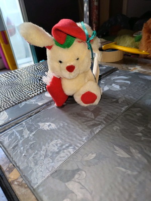 Festive bunny Christmas new