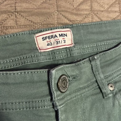 Sfera Cotton Bermuda Shorts like new, green, size M