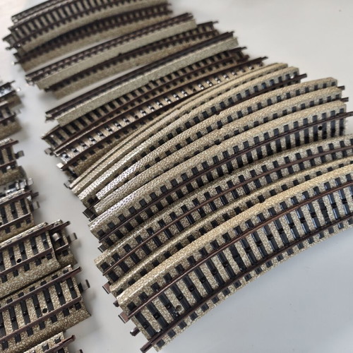 Marklin HO Model Train Tracks Used, Set of 36 Lines