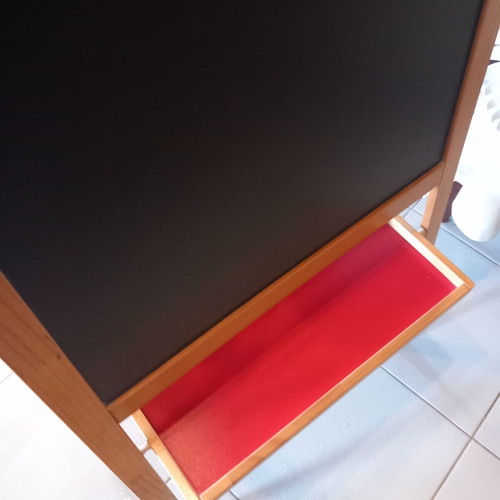 Ikea MÅLA Easel like new with wooden frame and double-sided board