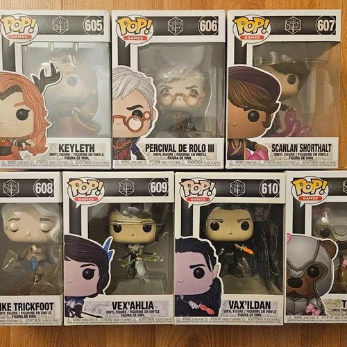 Games Funko Pop collection with Blizzard, Witcher, Skyrim, God of War, Assassin's Creed