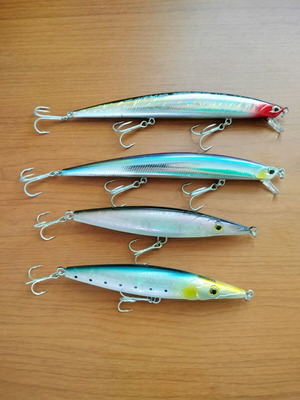 Artificial fishing lures from China like new, Bearking and Kingdom