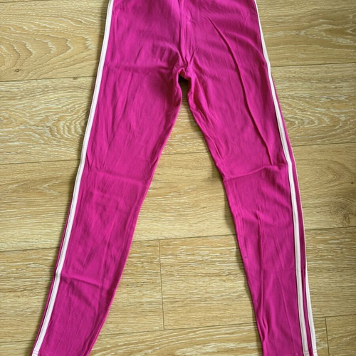 Adidas girls' sports leggings like new, pink, size 164 cm