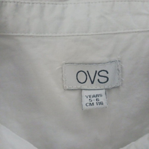 OVS shirt for 5-6 years old, like new, white, size 116