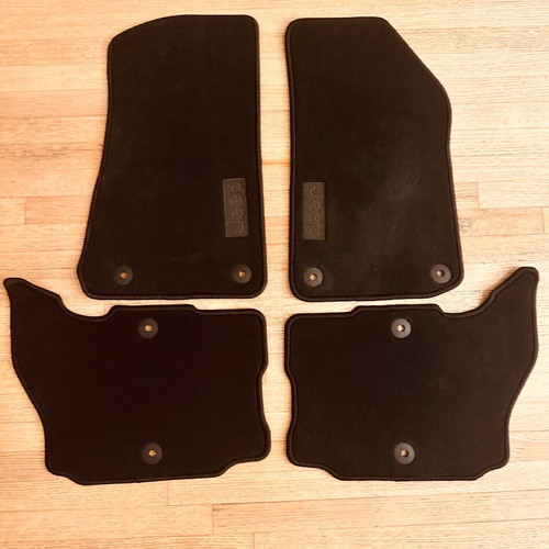 Authentic MOPAR floor mats for Jeep Wrangler 4 door
