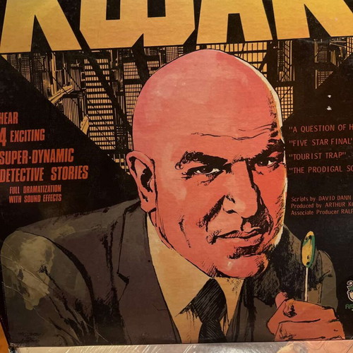 Kojak LP used, dramatized detective stories audio drama