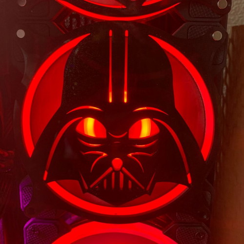 Darth Vader PC fan 120 mm like new