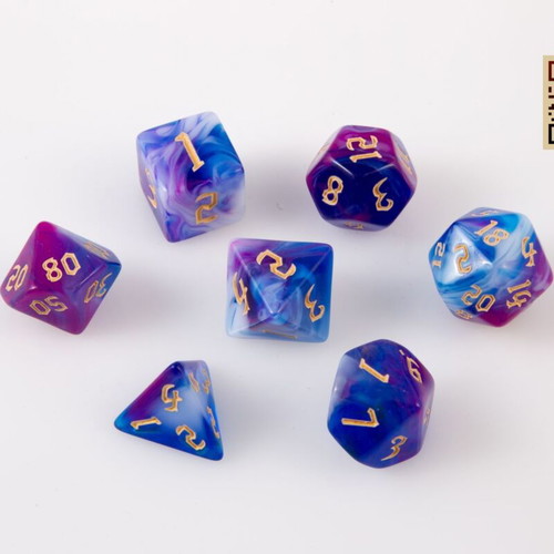 Dice set for Dungeons & Dragons with pouch new