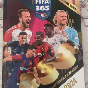 FIFA365 2024 Panini празен твърд корица албум стикери