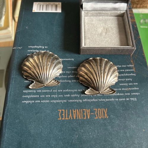 Buccellati silver ashtrays used, set of 2