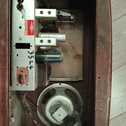 Radiomarelli RD126 tube radio 1951/52 used, Italy