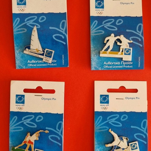 Pins Athens 2004 sports series new, set of 33 pieces
