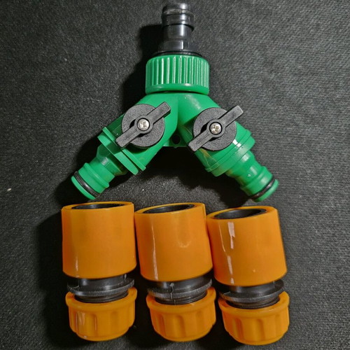 Tap splitter set new with valves