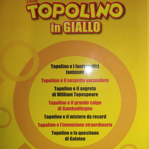 Topolino in Giallo new Italian comic issue