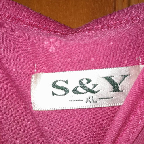 Pink pajamas like new, cotton blend, size XL