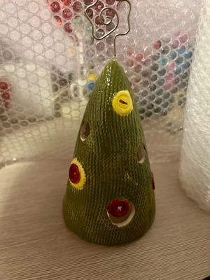 Ceramic Christmas tealight tree new
