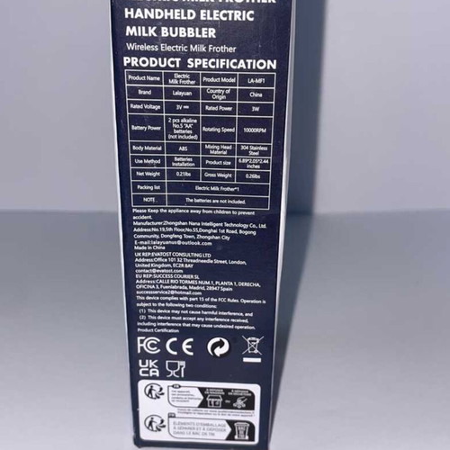 Electric Milk Frother new, portable handheld whisk for coffee