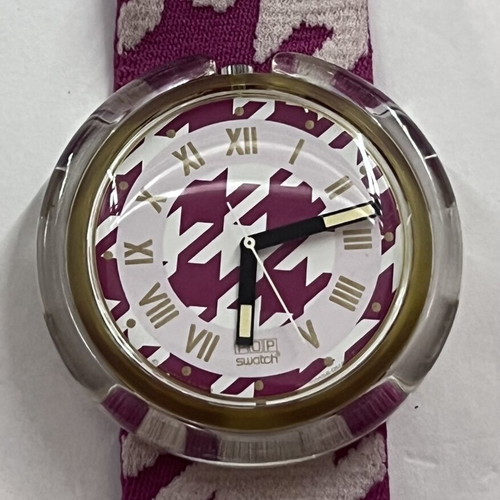 Swatch Pop Mlle vintage watch, red, 1992