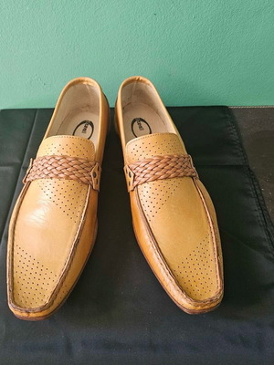 Just Cavalli leather shoes new vintage beige and brown