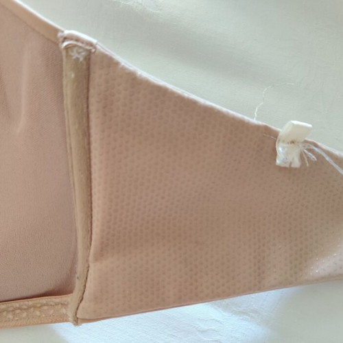 Wonderbra Ultimate W032D Skin Strapless Bra 75E used, push-up