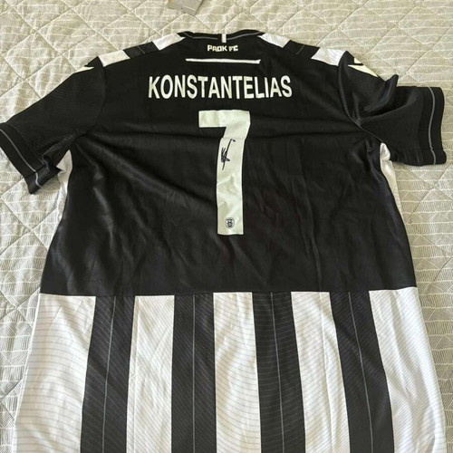 PAOK Konstantelias Signed Home Jersey 2024/25 XXL Macron