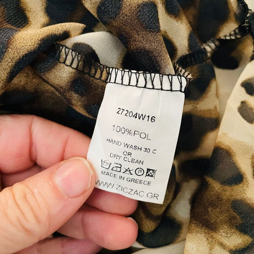 Leopard Print Blouse Zic Zac like new, lightweight, one size