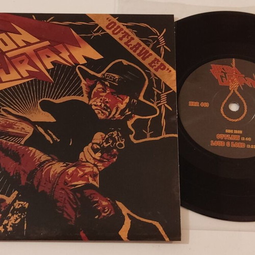 7'' Single Iron Curtain Outlaw EP new, metal