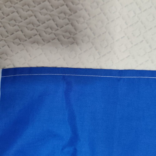 Blue shower curtain, 1.80 x 1.80 m, new