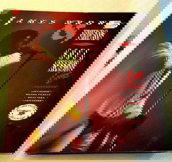 James Brown – James Brown & Friends - Soul Session Live LP Germany 1987'
