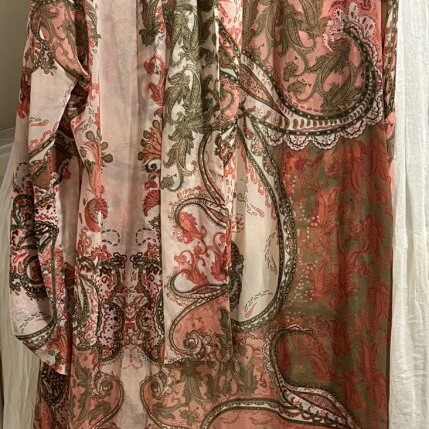 Vassia Kostara Kimono dress new with matching fabric belt