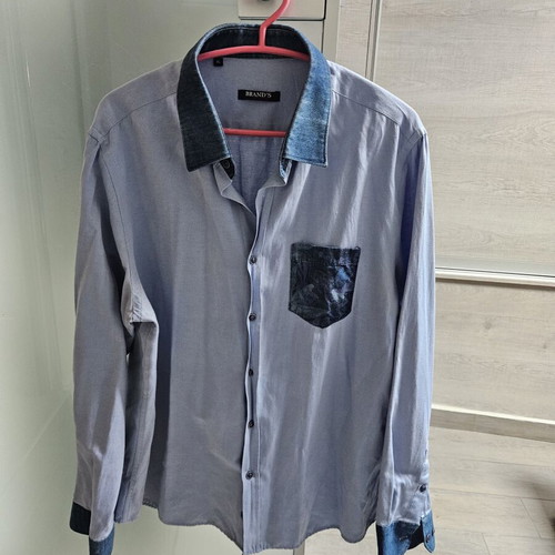 A Deep men's shirt XL blue like new, fit large