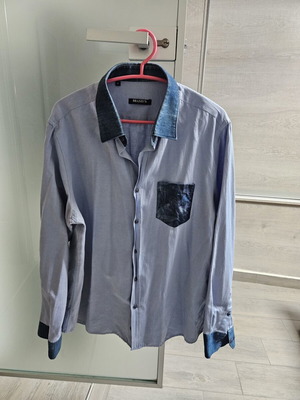 A Deep men's shirt XL blue like new, fit large