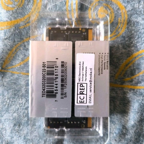 Μνήμη RAM TeamGroup Elite 32GB DDR4 3200MHz SODIMM σφραγισμένη σαν καινούργια