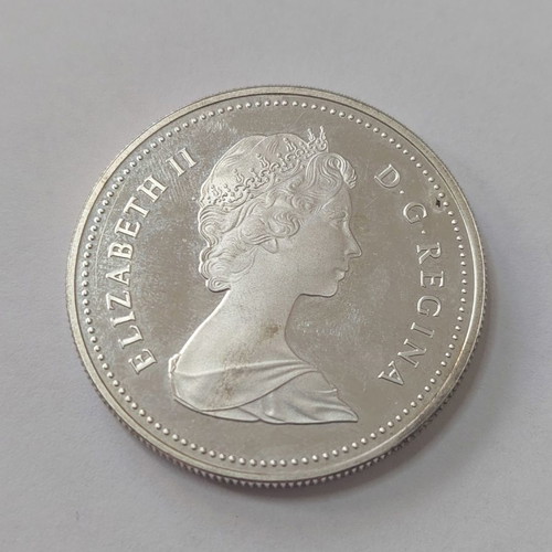1 Canada Dollar 1982 used silver
