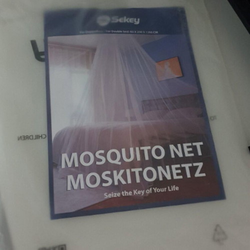 Sekey Mosquito Net for Double Bed New, White Mesh