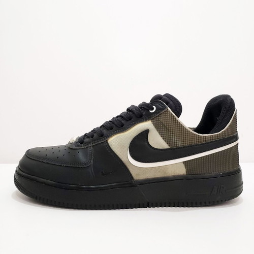 Nike Air Force 1 React sneakers used, size 41.5-42, black and green
