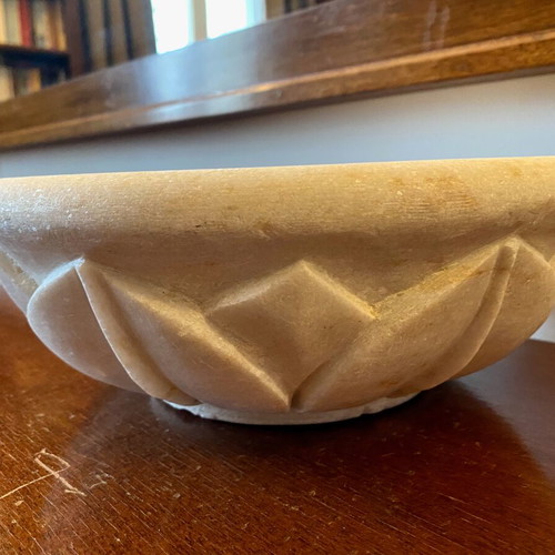 Marble decorative platter like new, 26 cm diameter