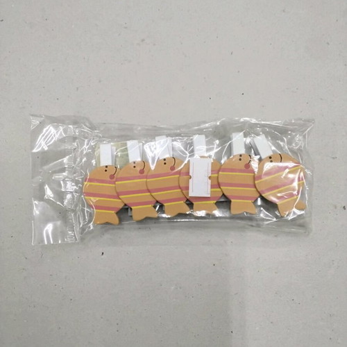 Craft Clothespins Fish Design Set of 6, 4.5cm, new