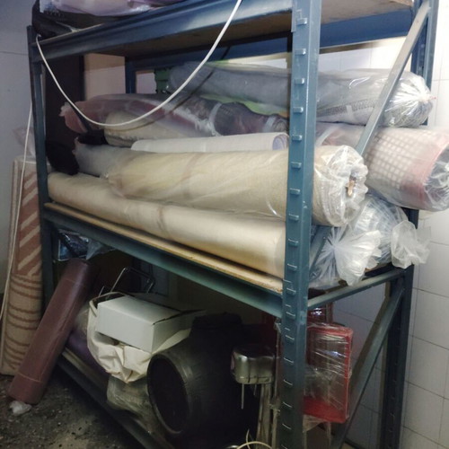 Warehouse shelves like new, 3 tiers, 2m length