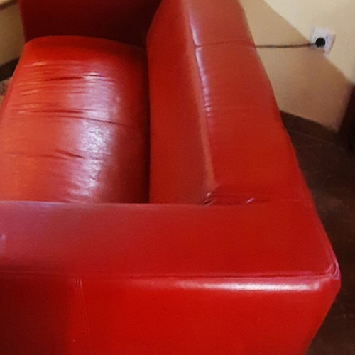 IKEA leather sofa like new