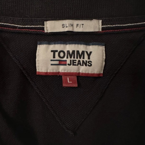 Tommy Jeans Polo Slim Fit size L black like new