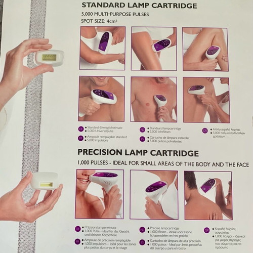 Laser αποτρίχωσης Silk n Flash&Go LU νέο με ανταλλακτικές λάμπες