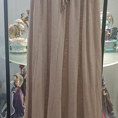 Long strapless dress like new, beige, size L