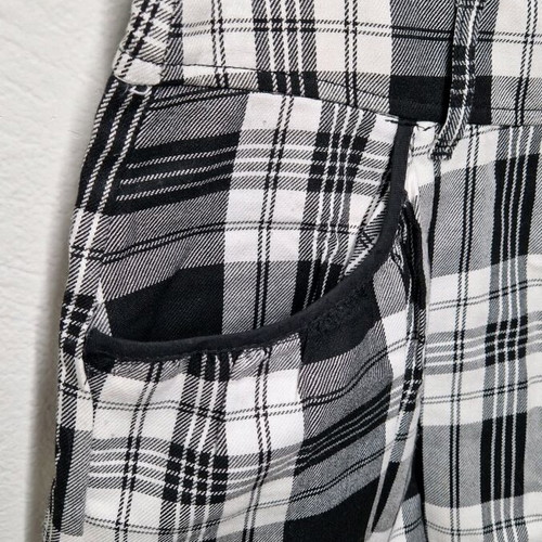 Zara plaid mini skirt balloon style with pockets like new