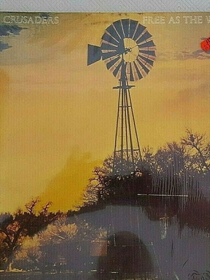 The Crusaders Free As The Wind LP μεταχειρισμένο, jazz