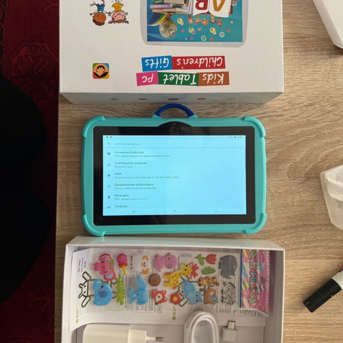 Children's tablet 7” 4GB 64GB with Bluetooth headphones gift new